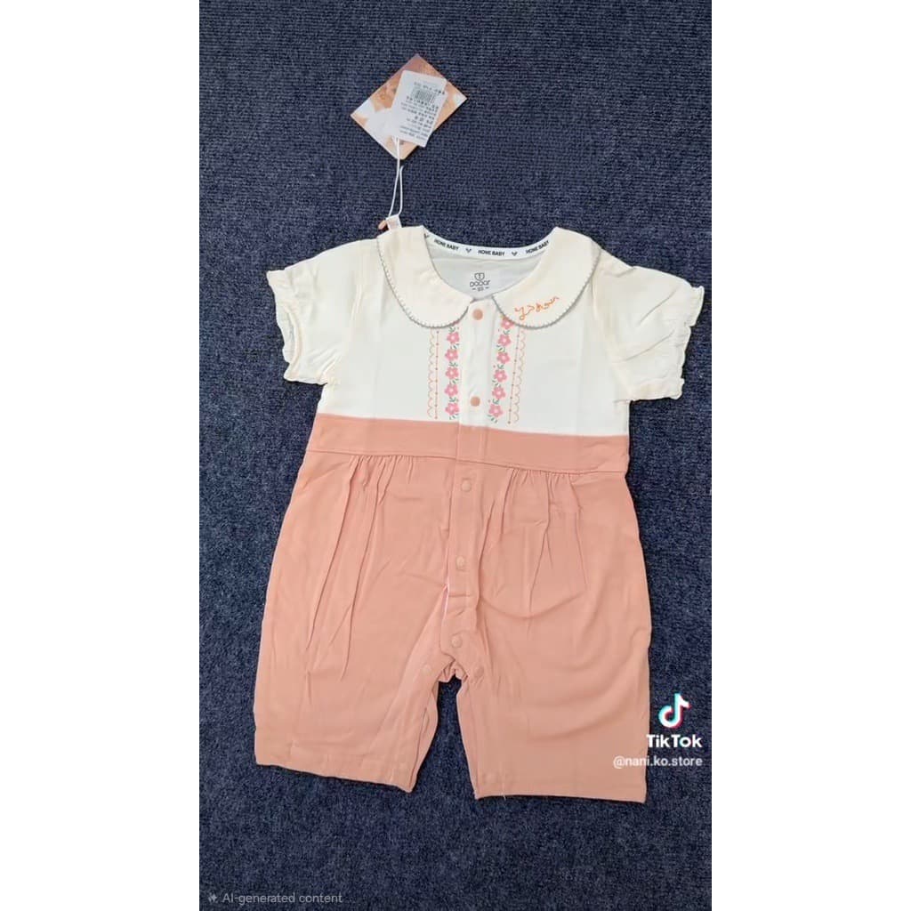 Half Cotton Romper